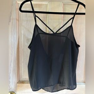 NWT Decker Innocence Cami in Black. Women’s Medium